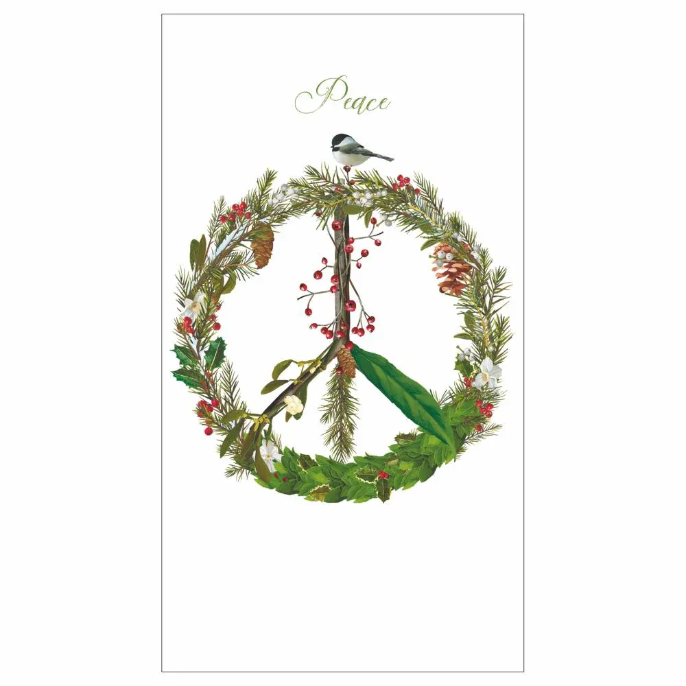 Peace on Earth Guest Serviette