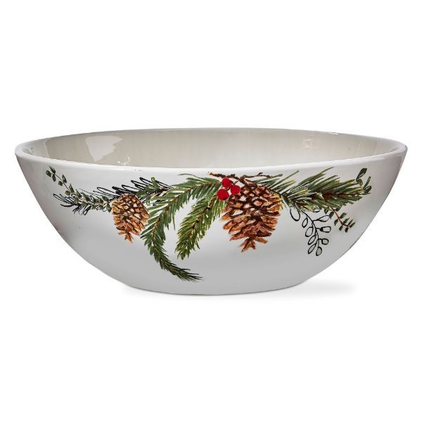 Winter Sprig Serving Bowl