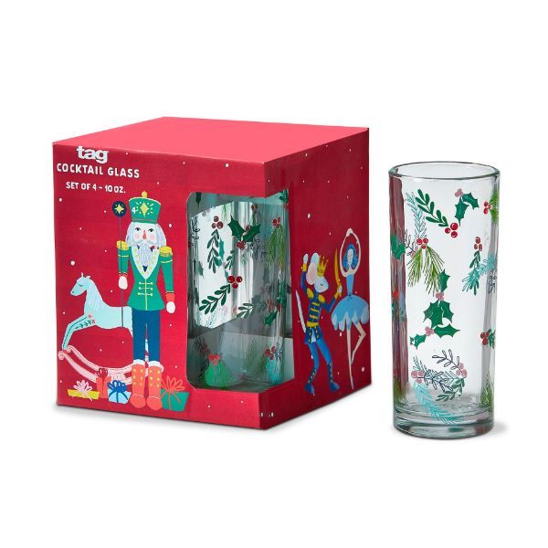 Nutcracker Glass Set of 4