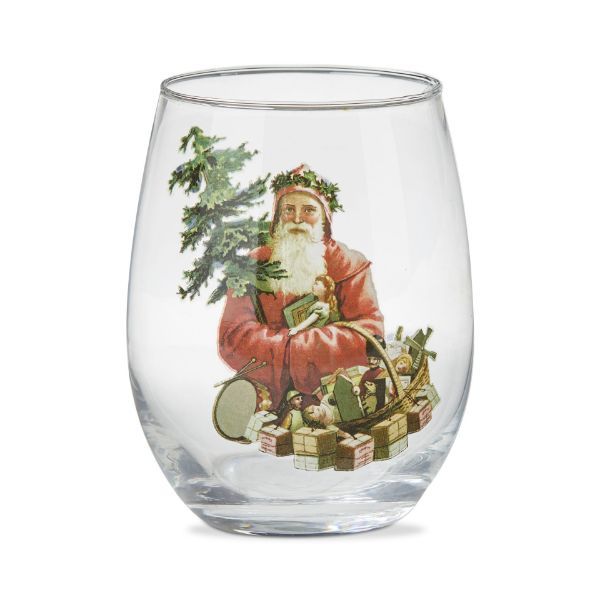 So This is Christmas Stemless Wine Glass