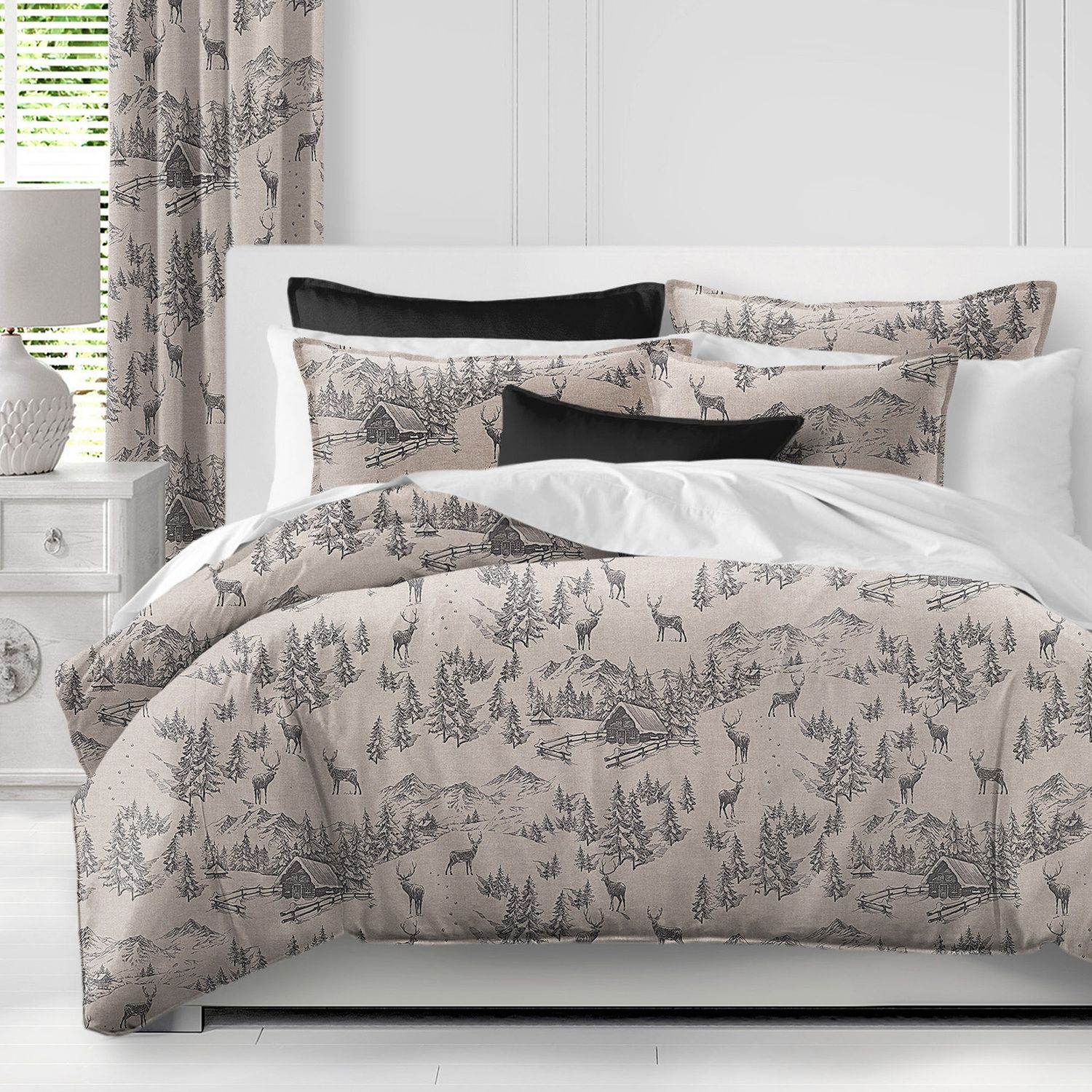 Pinehurst Taupe Duvet Set - King