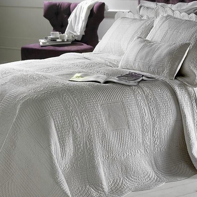 Grey Tina Quilt Set - King