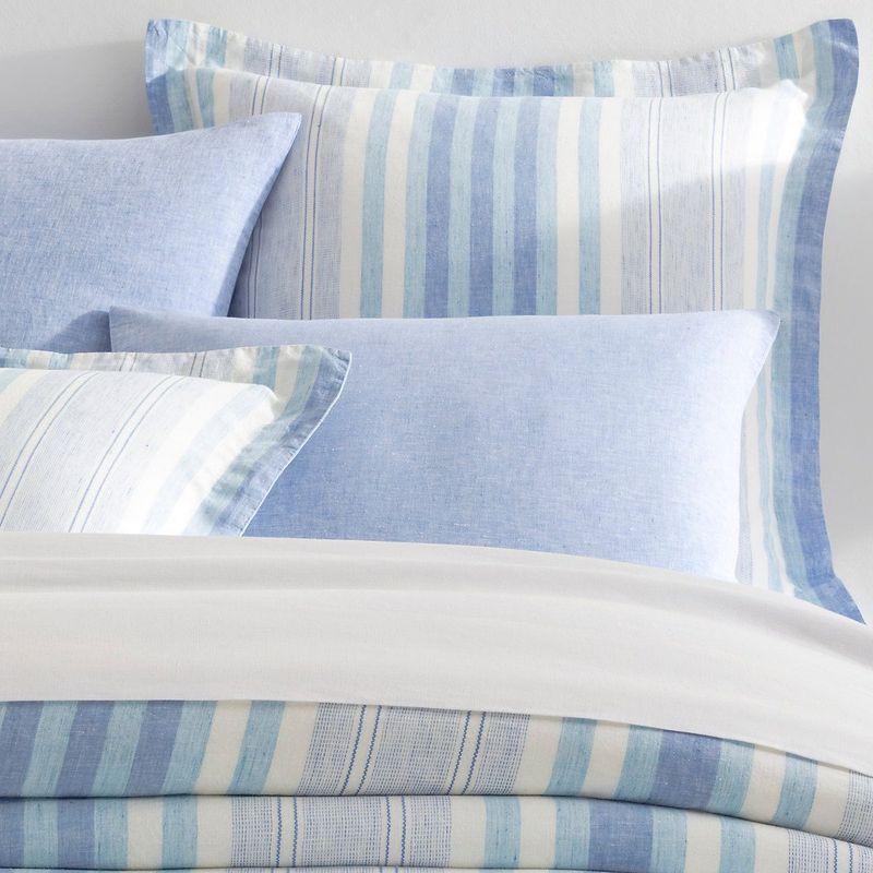 Arden Stripe Linen Duvet Cover - Full/Queen