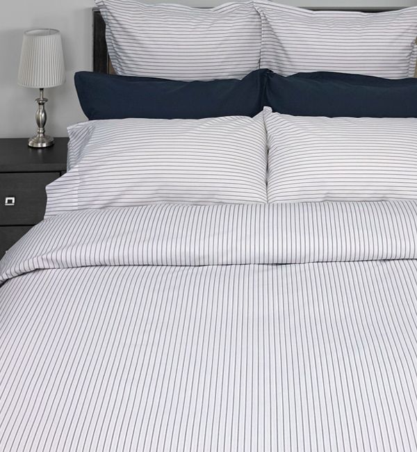 Georgia Stripe Marine Euro Sham