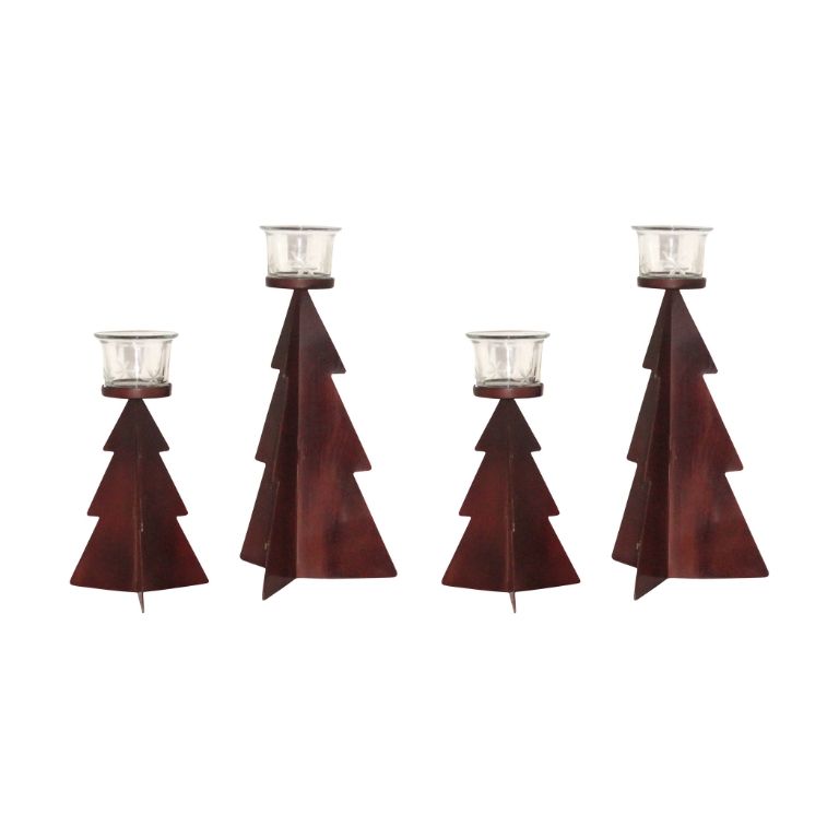 Holiday Tree Tealight Holder - Small