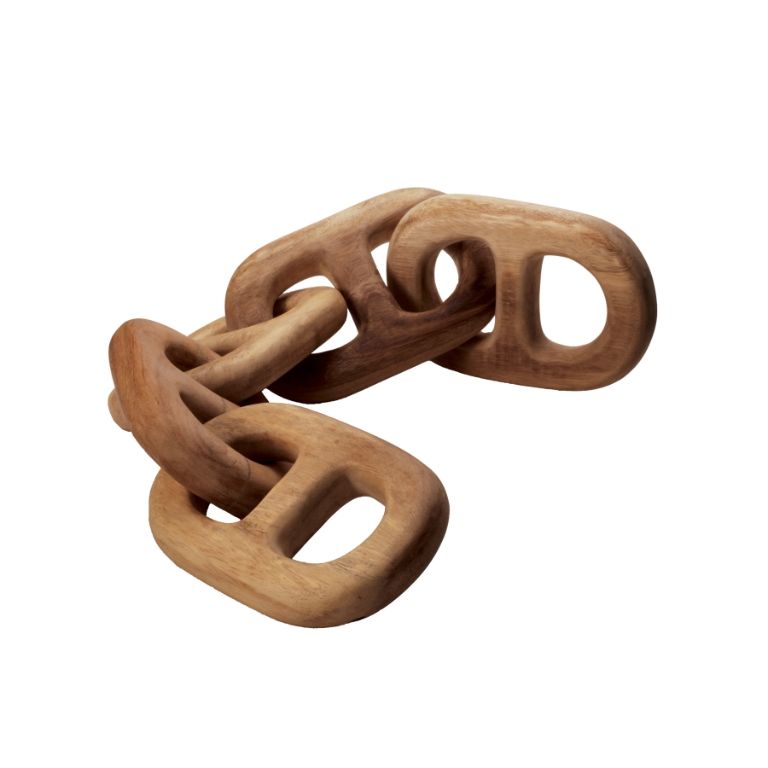 Natural Wood Chain Link