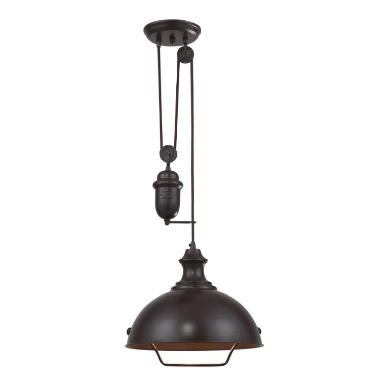 Farmhouse 1-Light Pendant - Oiled Bronze