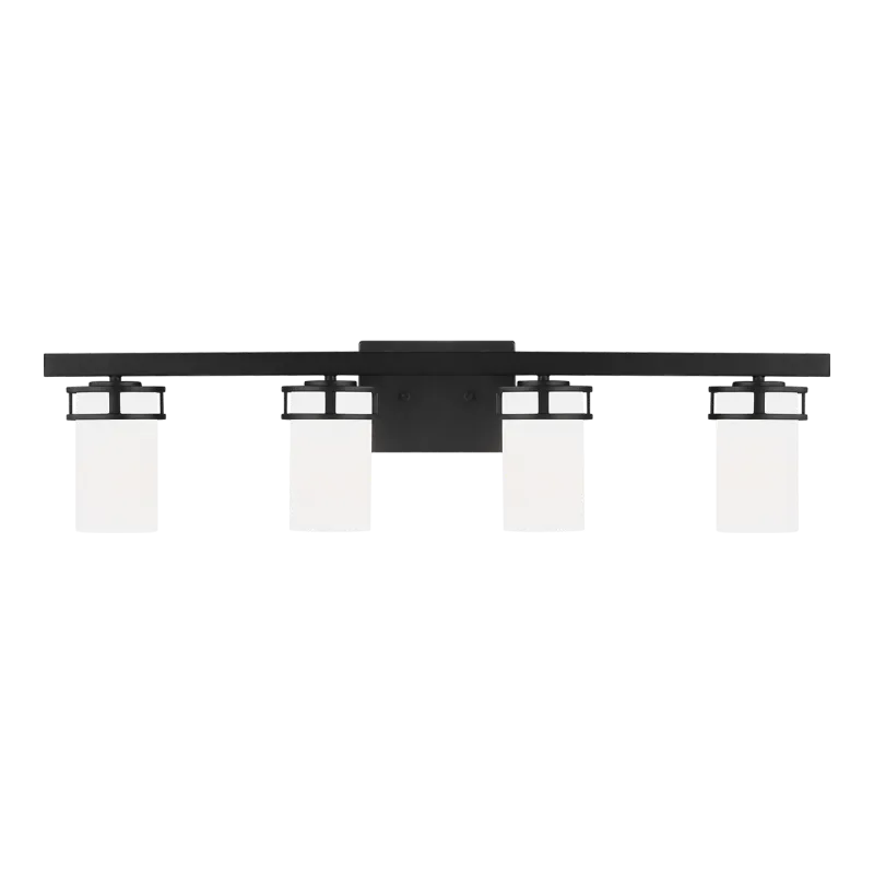 Robie 4 Lt Bathroom Sconce - Black