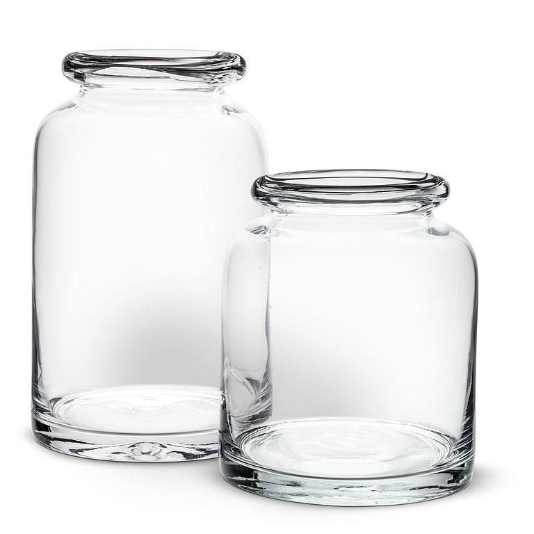 Roll Top Bottle Vase -