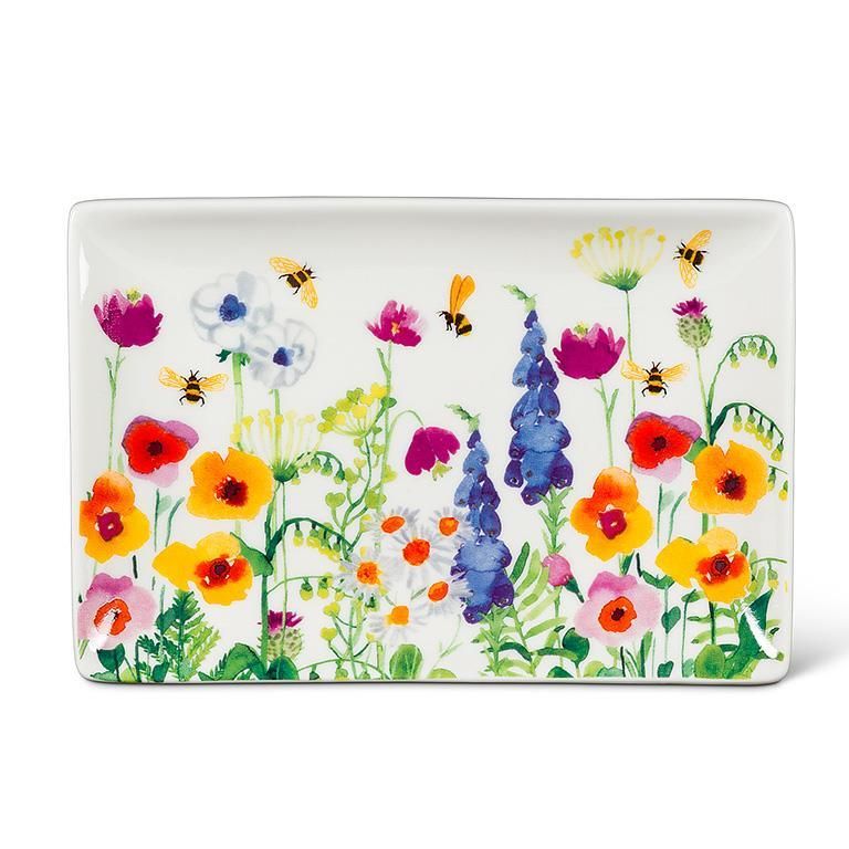 Bee Garden Rectangular Plate