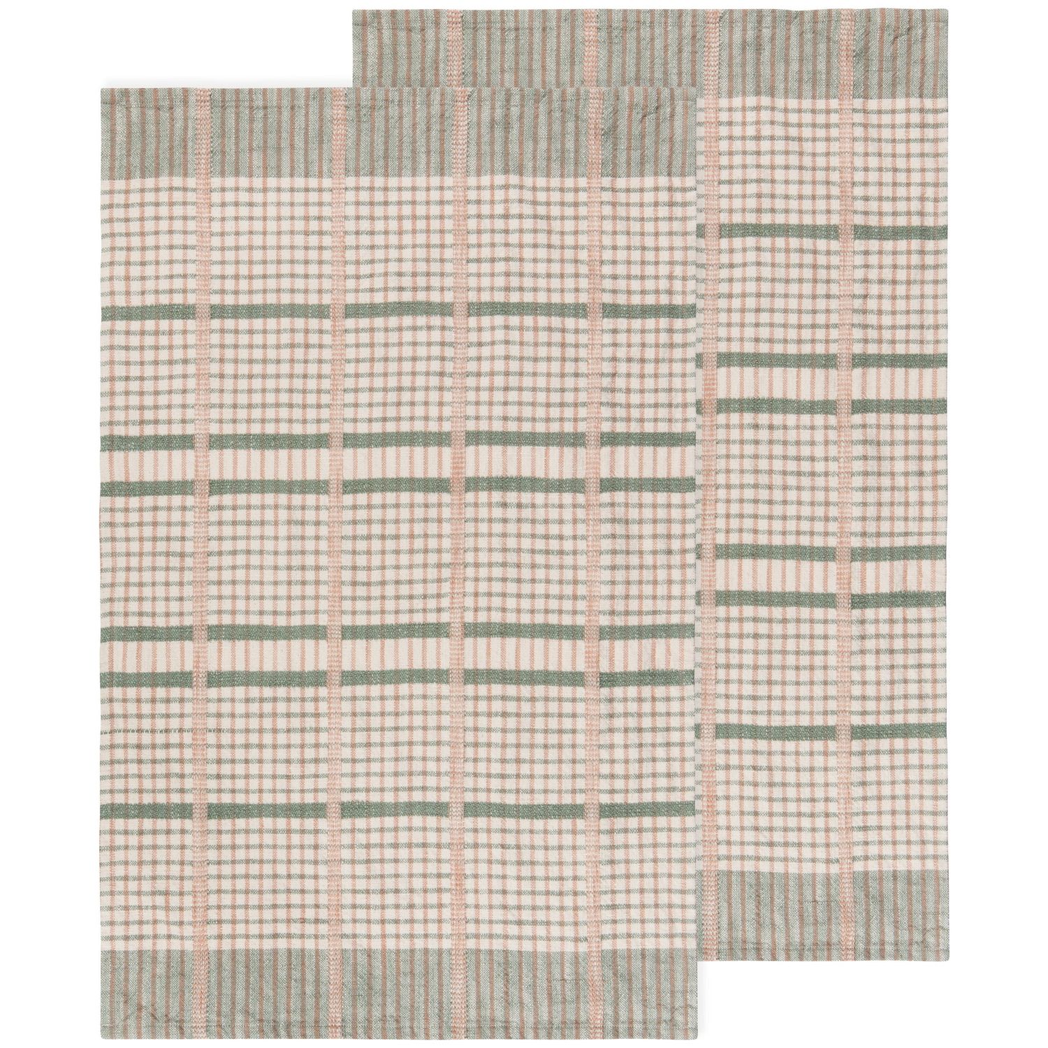 Willow Finley Check Dishtowel S/2