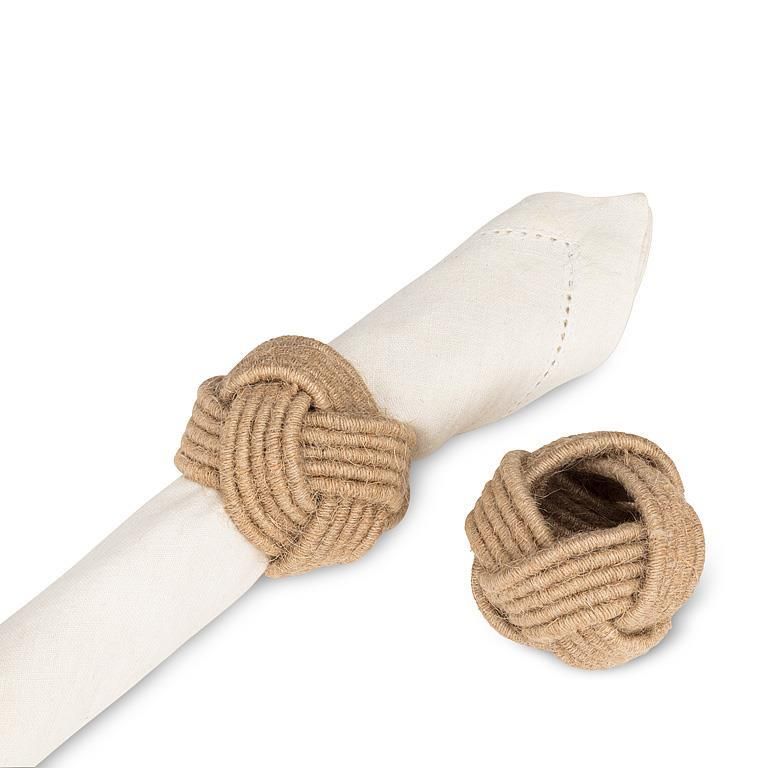 Jute Braided Napkin Ring - Natural