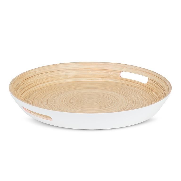 Round Tray with Handles