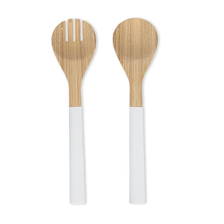 Salad Servers - White