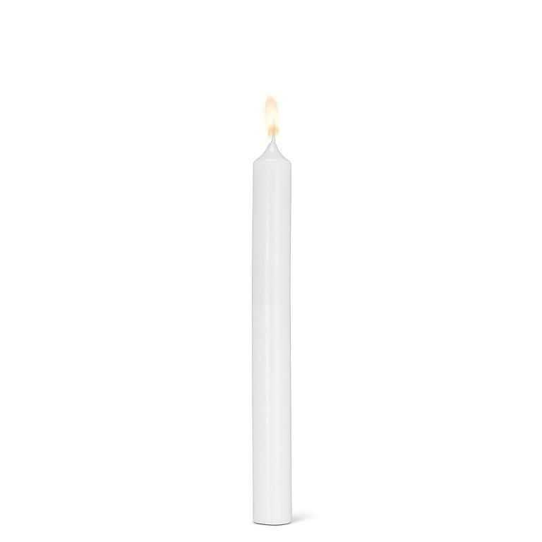 10&quot; Classic White Taper Candle S/4