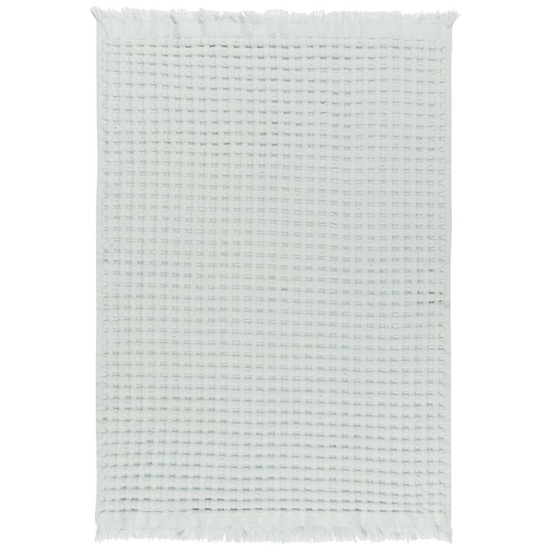 Organic Waffle Hand Towel - Mist