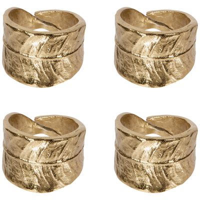 Leaf Napkin Ring S/4