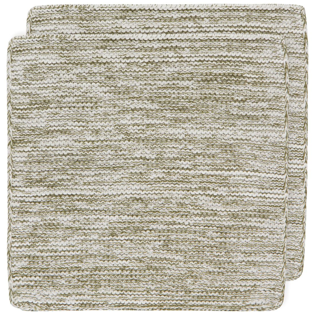 Heirloom Knit Dishcloth S/2 - Olive Branch