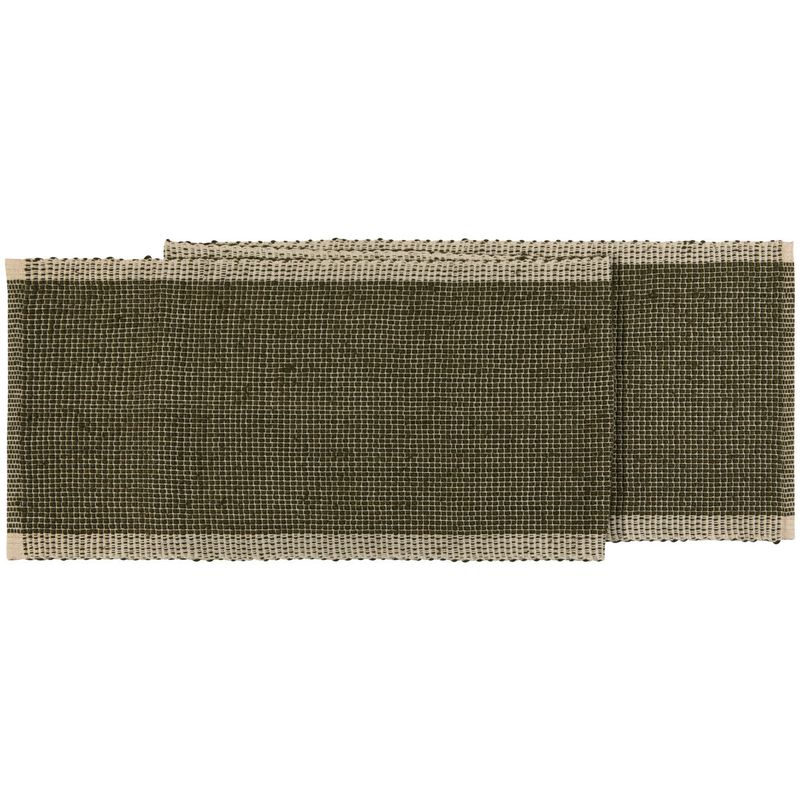Lattice Olive Branch Table Runner
