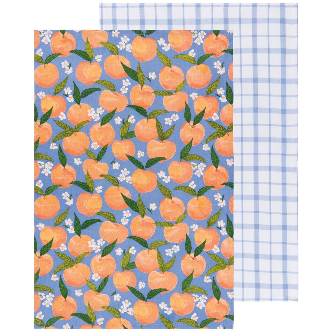 Peaches Tea Towel S/2
