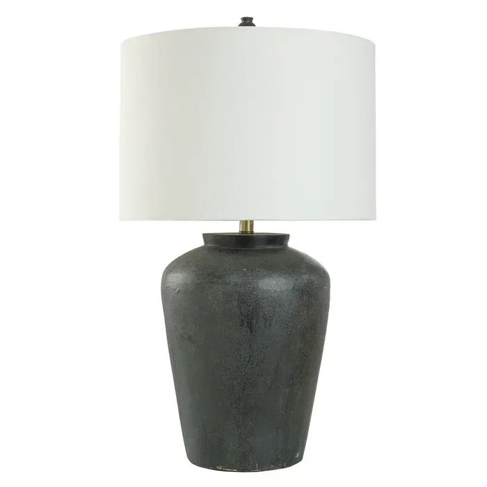 Arlo Cotta Rustic Cement Table Lamp