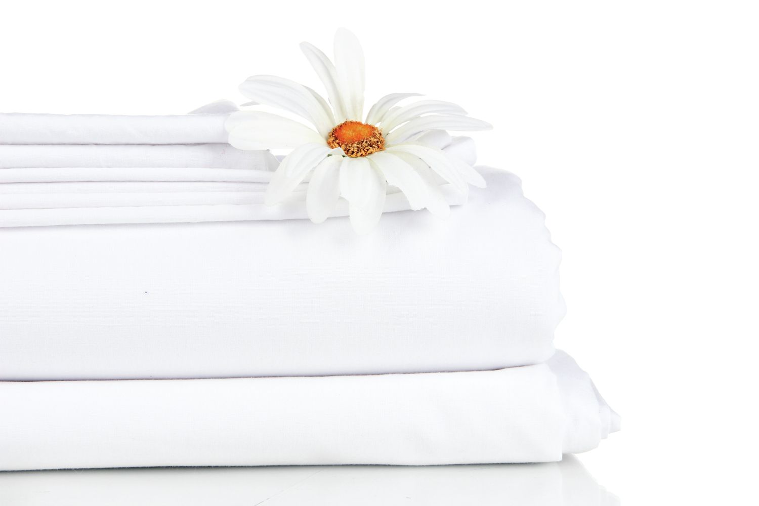 Jubilee White Sheet Set , Size: Twin