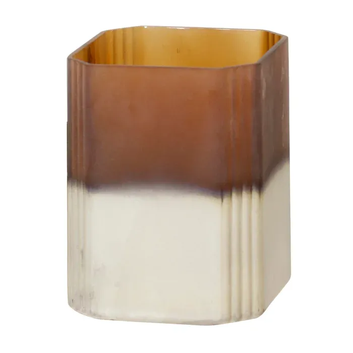 Bronze Ombre Frosted Vase - Small