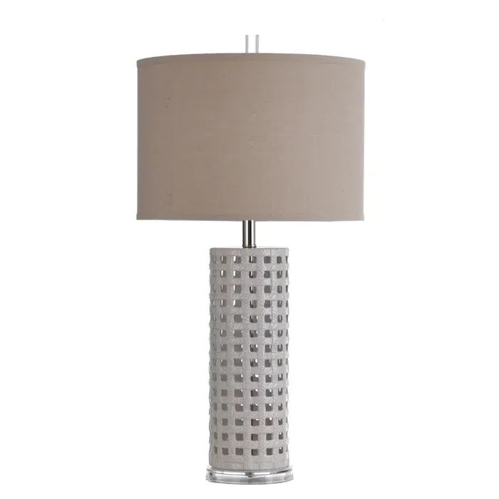 Basketweave Table Lamp