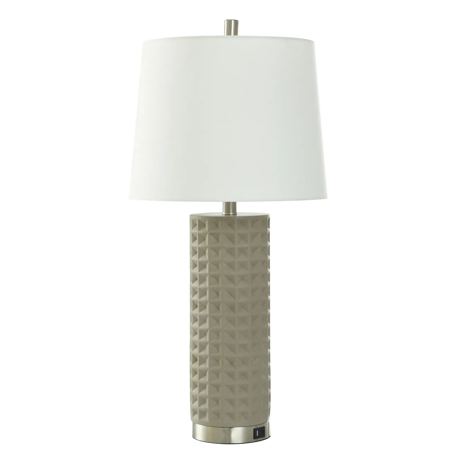 Dark Taupe Table Lamp