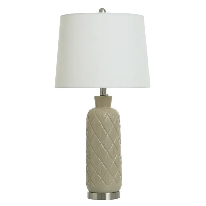Grey Taupe Table Lamp
