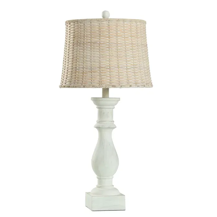 Antique White Table Lamp