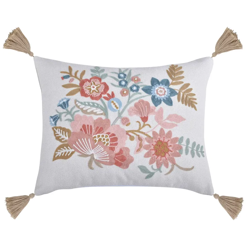 Lottie Floral Pillow - 14 X 18