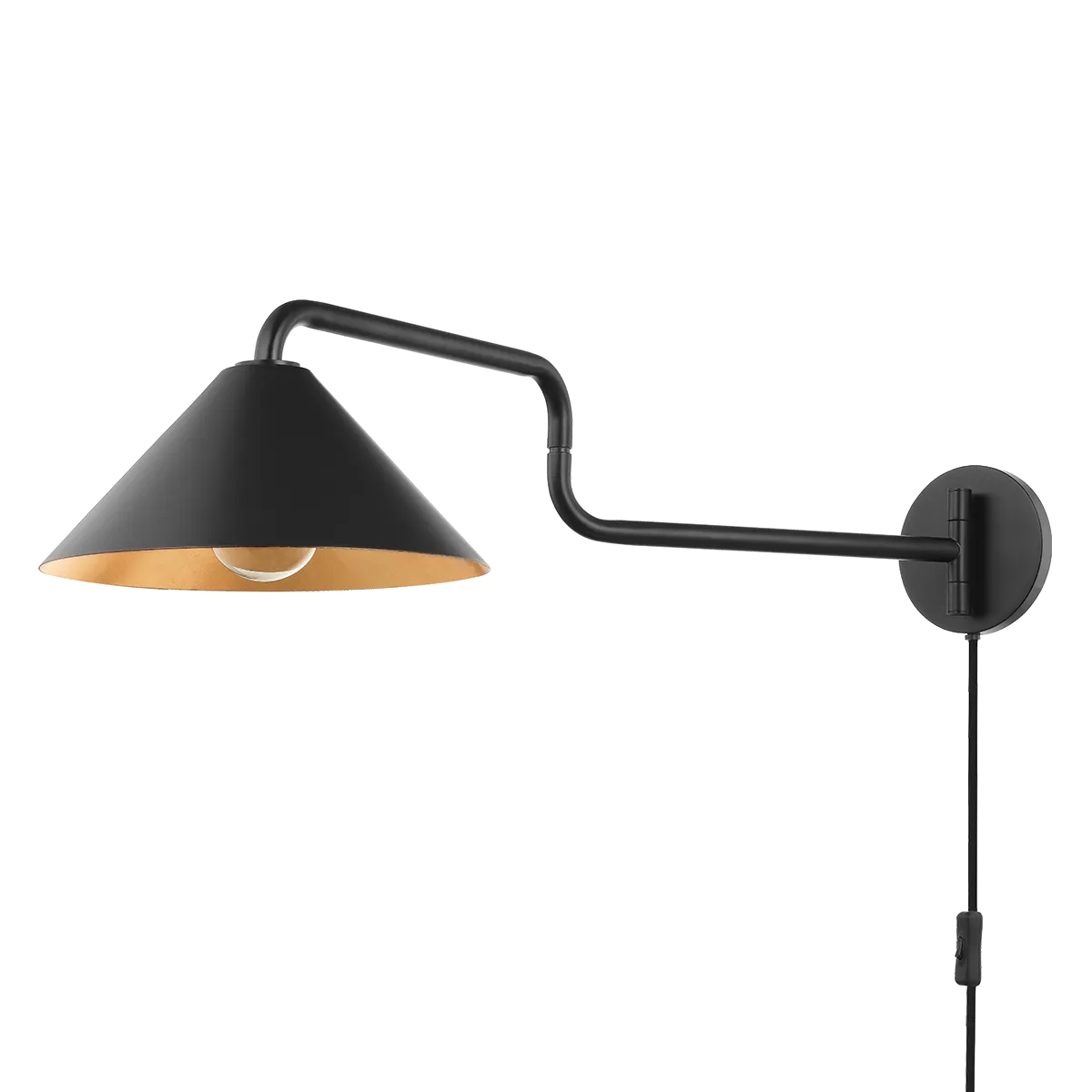 Brianna Adjustable Wall Sconce - Matte Black