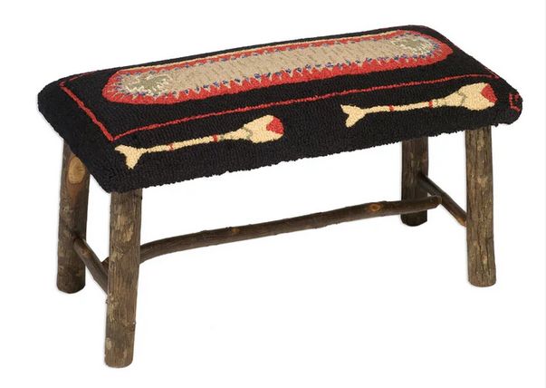 Canoe Hickory Bench  - 32&quot;