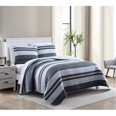 Cozy Line Quilt Set - Queen