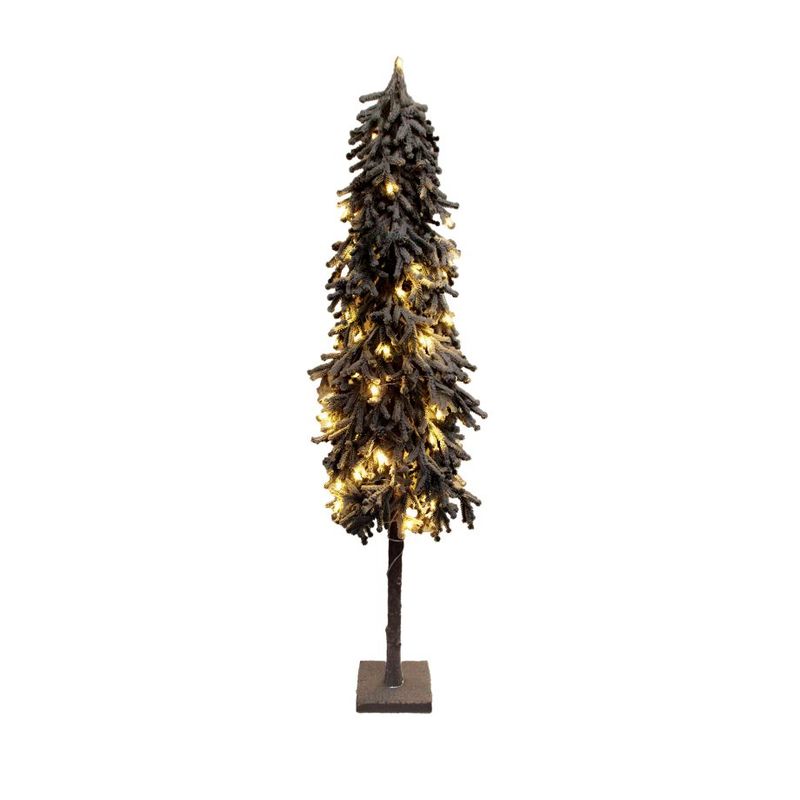 Slim Frosted Alpine Snow Frosted Tree - 48&quot;