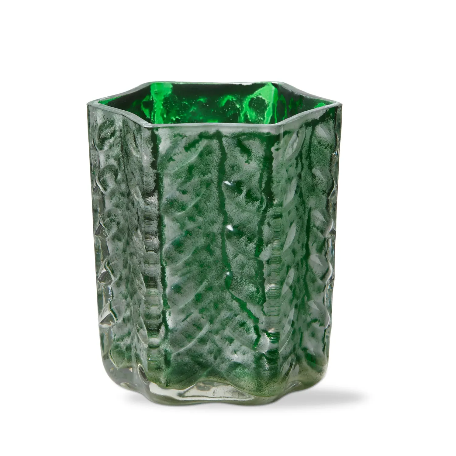 Dazzle Tealight Holder - Green