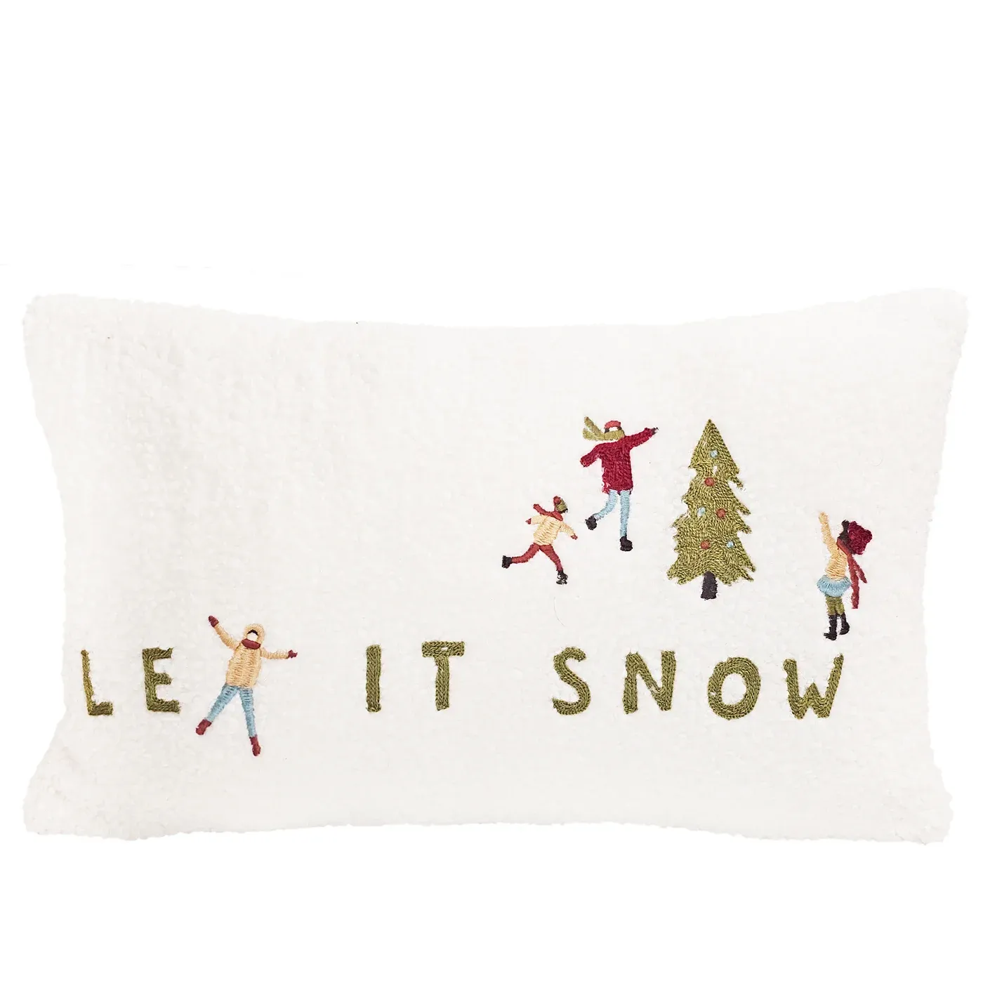 Outdoor Winter Let It Snow Toss - 12 X 20