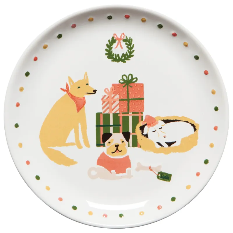 Waiting for Santa Shaped Dish