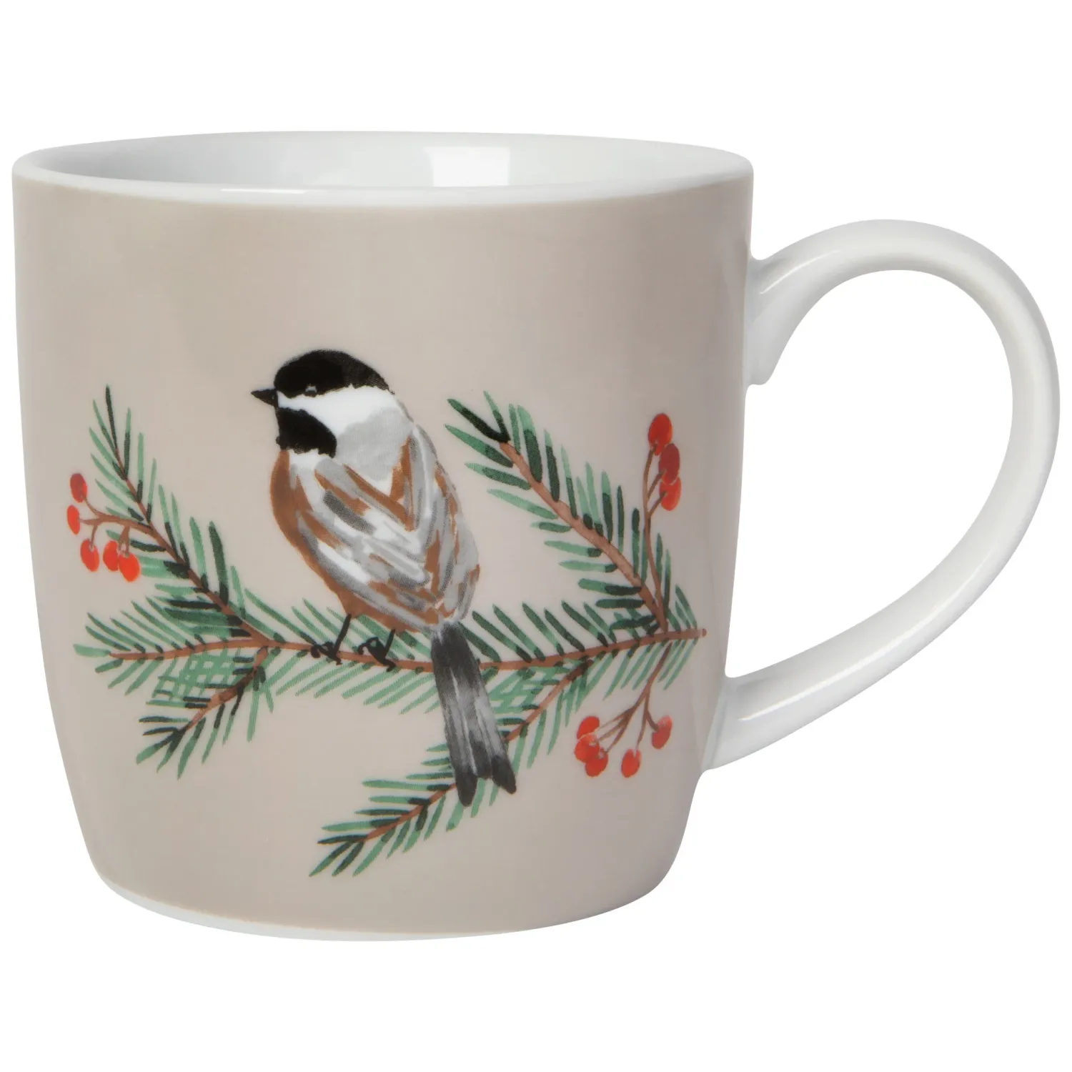 Birds &amp; Boughs Christmas Mug - 12oz