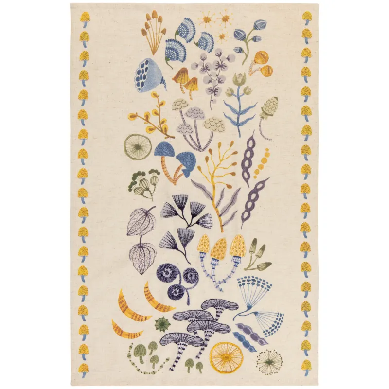 Wildgrove Embroidered Tea Towel