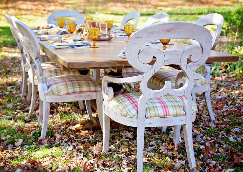 Artistic Scroll Dining Chairs Set