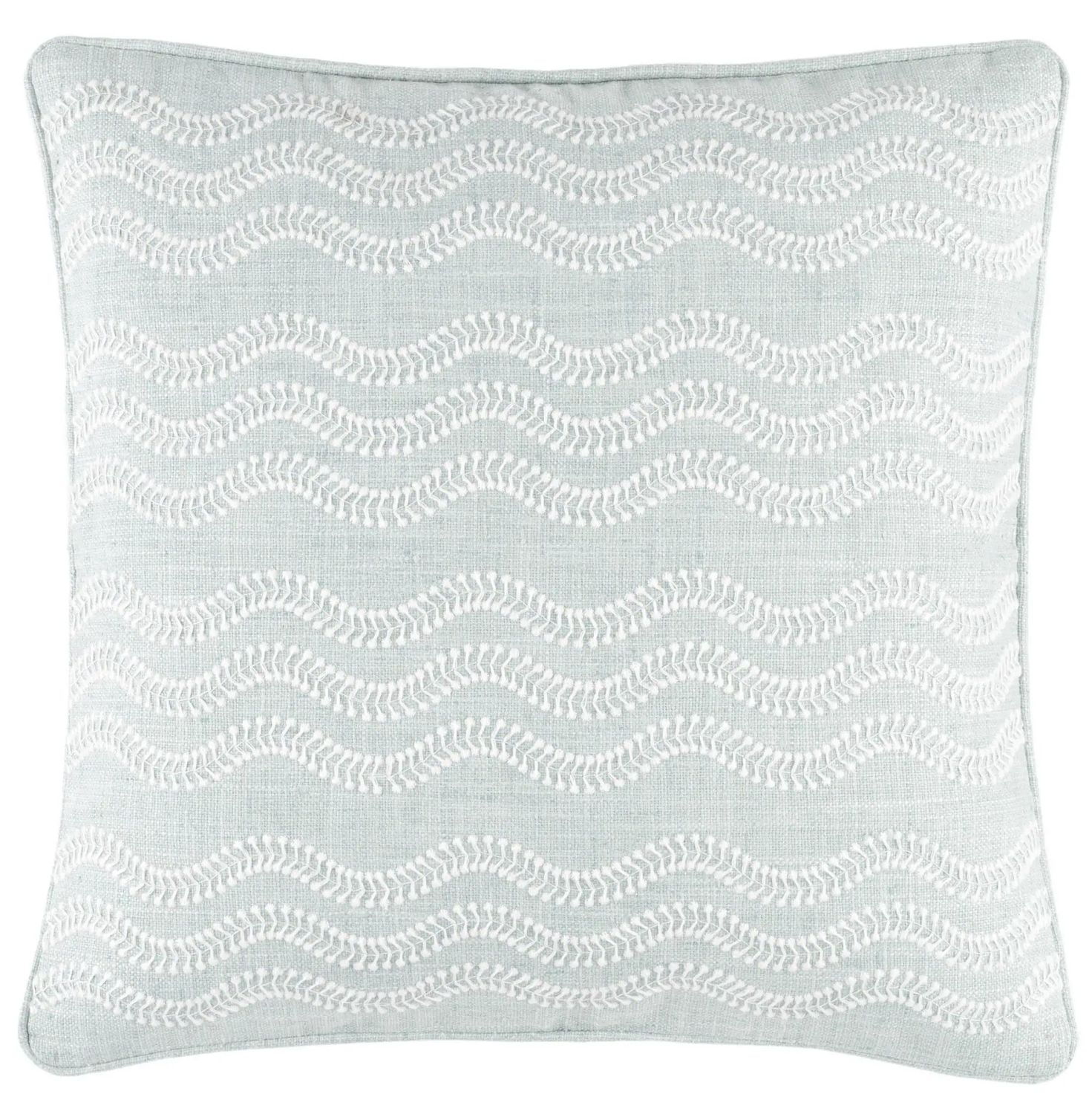 Outdoor Scout Embroidered Pillow - , Color: Sky