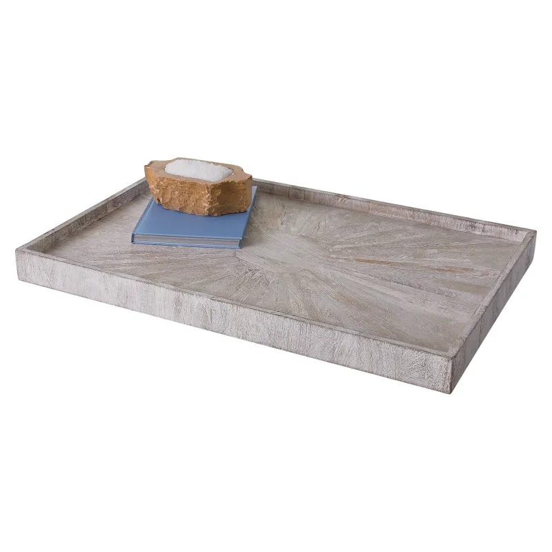 Driftwood Ottoman Tray -