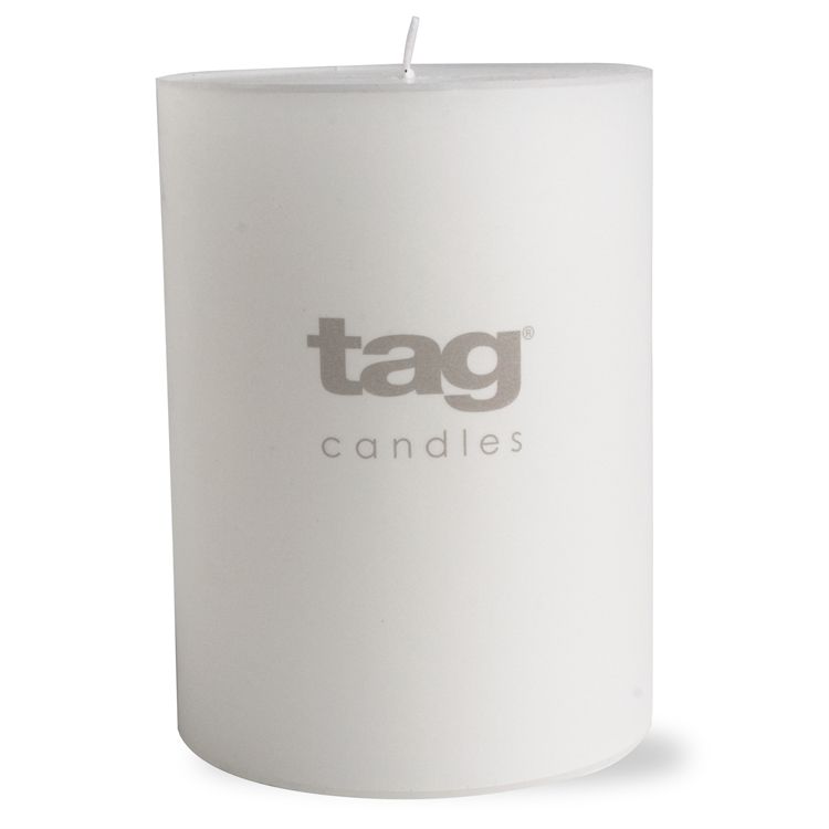 Chapel Pillar Candle - , Color: White, Size: 3x4