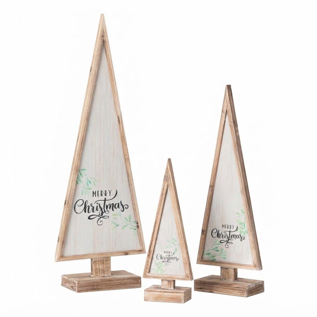 Merry Christmas Cone Tree - 
