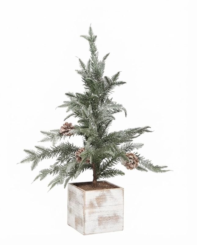 Pinecone Potted Fir Tree - 