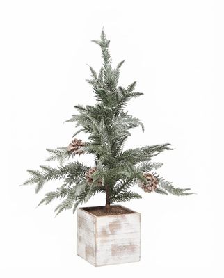 Pinecone Potted Fir Tree - 
