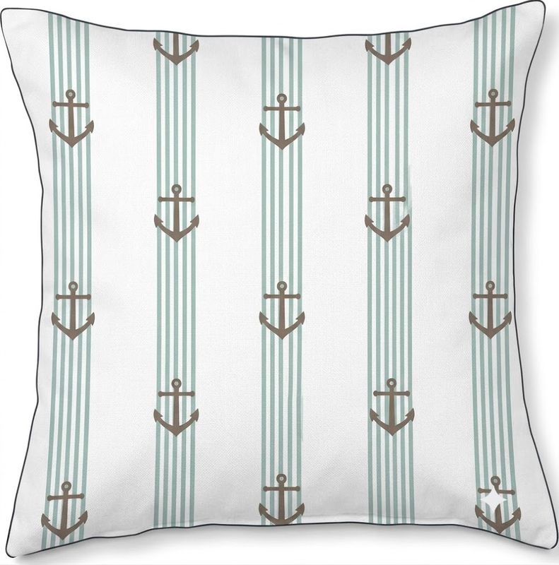Anchor Throw Pillow