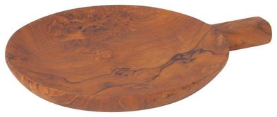 Teak Wood Paddle Tray - 